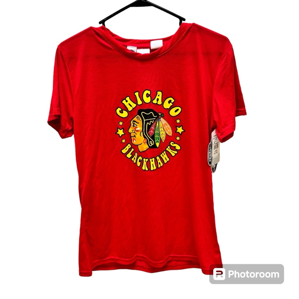 NWT Women’s Concepts Sports Chicago Blackhawks NHL Lightweight T-Shirt Size L